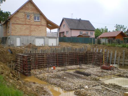 Construction des garages